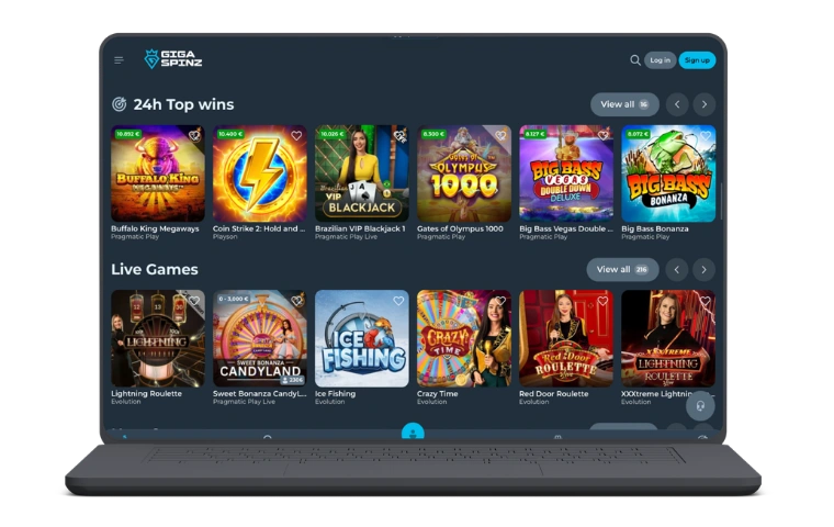 GigaSpinz Casino officieel